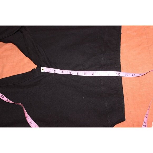Eileen Fisher Womens Black Stretch Pull On Pants Medium - Picture 8 of 9